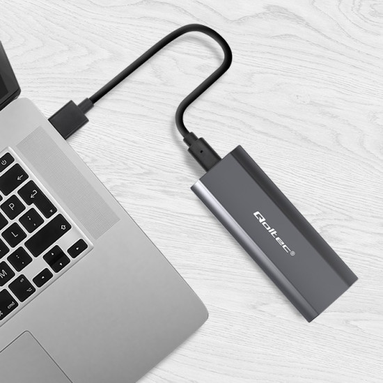 Obudowa | kieszeń NV2271 na dysk M.2 SSD | SATA | NVMe | USB-C | 2TB 