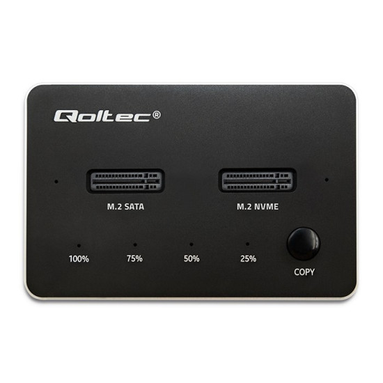 Stacja dokująca dysków SSD M.2 | NVMe | SATA | USB-C | DUAL 2 x  2TB 