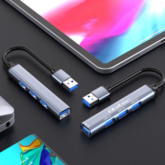 HUB adapter USB 3.0 4w1 | USB 3.0 | 3x USB 2.0 
