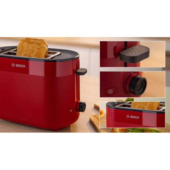 Toster MyMoment TAT2M124 czerwony