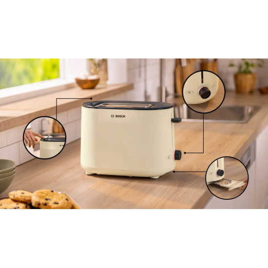 Toster MyMoment TAT2M127 beżowy