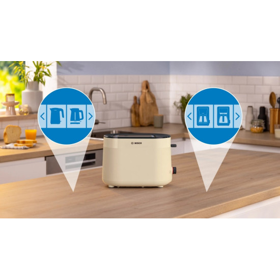Toster MyMoment TAT2M127 beżowy