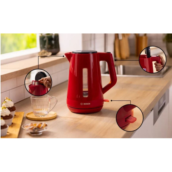 Czajnik 1,7l MyMoment TWK1M124 czerwony