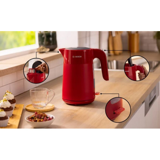 Czajnik 1,7l MyMoment TWK2M164 czerwony