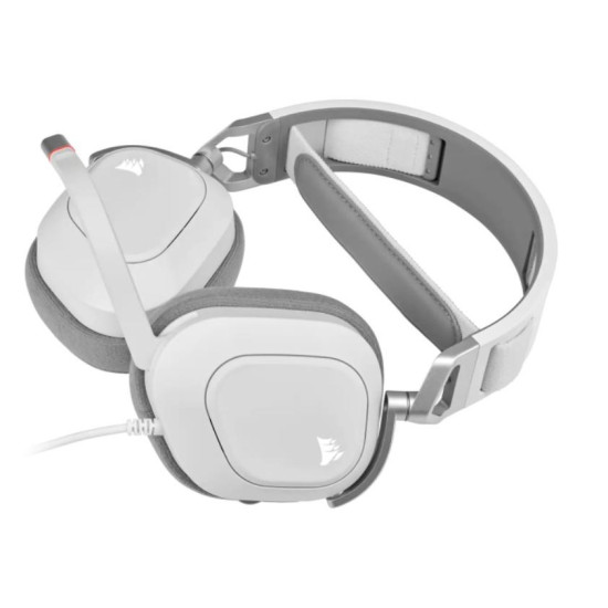 Słuchawki HS80 RGB USB Wired White 
