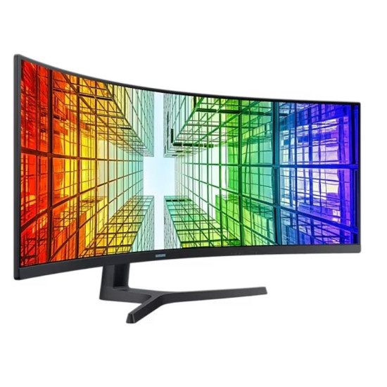 Monitor 49 cali LS49C950UAUXEN VA 5120x1440 DQHD 32:9 2xHDMI 1xUSB-C (90W) 1xDP 3xUSB 3.0 LAN (RJ45) 4ms HAS głośniki zakrzywiony 3 lata on-site