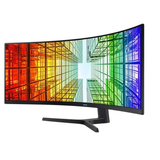 Monitor 49 cali LS49C950UAUXEN VA 5120x1440 DQHD 32:9 2xHDMI 1xUSB-C (90W) 1xDP 3xUSB 3.0 LAN (RJ45) 4ms HAS głośniki zakrzywiony 3 lata on-site