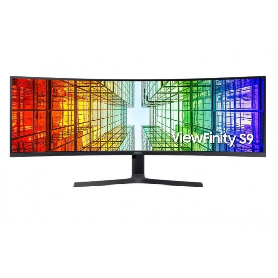 Monitor 49 cali LS49C950UAUXEN VA 5120x1440 DQHD 32:9 2xHDMI 1xUSB-C (90W) 1xDP 3xUSB 3.0 LAN (RJ45) 4ms HAS głośniki zakrzywiony 3 lata on-site