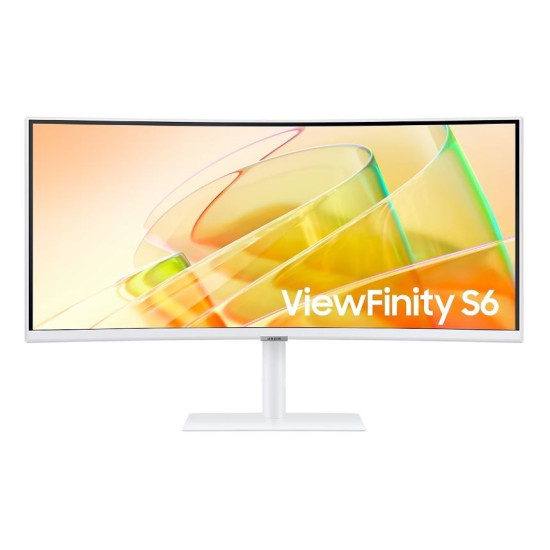Monitor 34 cale LS34C650TAUXEN VA 3440x1440 UWQHD 21:9 1xHDMI 1xDP 2xTB 4.0 (90W/15W) 3xUSB 3.0 LAN (RJ45) 5ms 100Hz HAS+PIVOT zakrzywiony głośniki bi