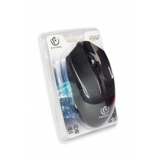Mysz przewodowa USB WOLF