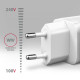 Ładowarka sieciowa ACU-PQ20W  20W QC3.0/AFC/FCP + PD type-C Biała