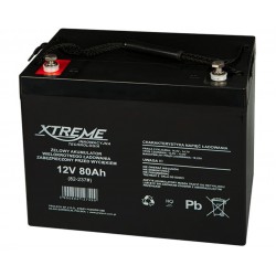Akumulator żelowy 12V 80Ah XTREME Akumulator żelowy 12V 80Ah XTREME