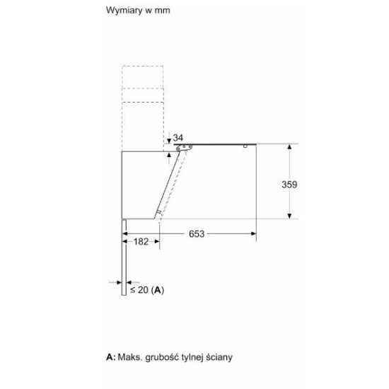 Okap DWK65DK20 biały