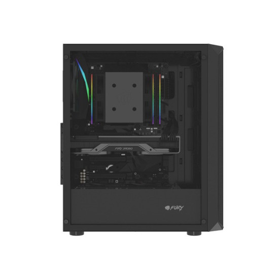 Obudowa Fury Shobo SH4F Midi Tower z oknem Czarna 