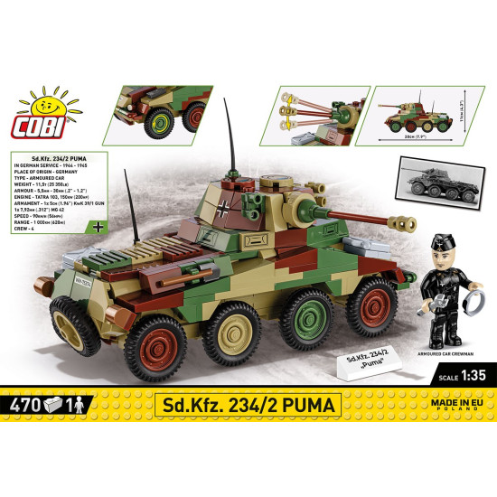 Klocki Sd.Kfz. 234/2 Puma 