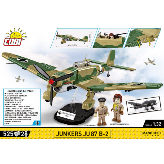 Klocki Junkers Ju 87 B-2 