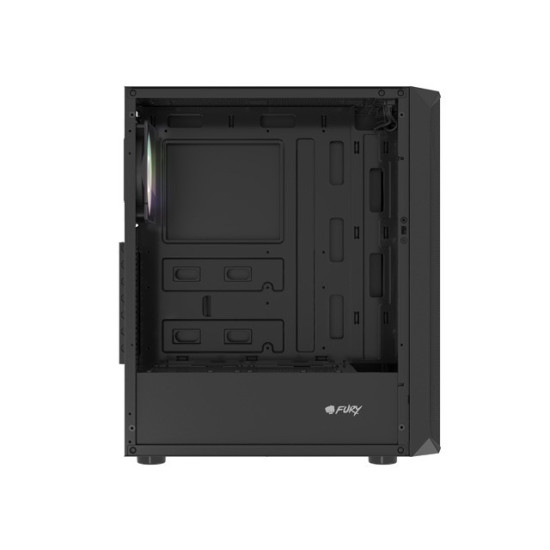 Obudowa Fury Shobo SH4 RGB Midi Tower z oknem Czarna 