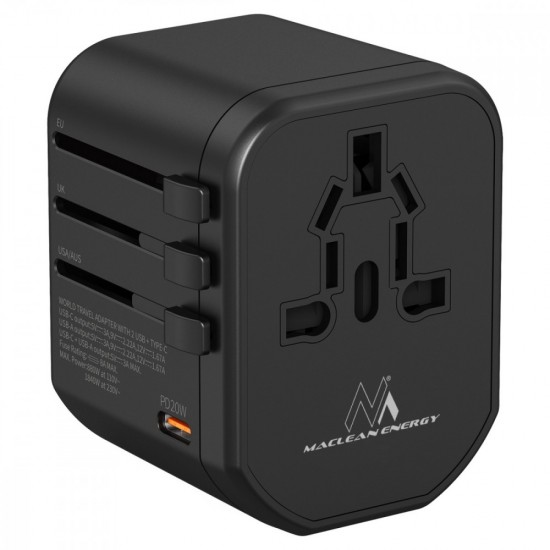 Adapter podróżny MCE238 N USB 