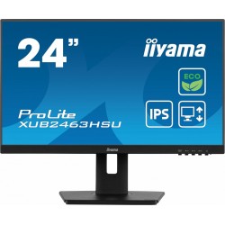 Monitor 23.8 cala ProLite XUB2463HSU-B1 IPS,100HZ,ECO,3ms,SLIM,HDMI,DP,2x USB3.22x2W,HAS(150mm),TCO,EPEAT