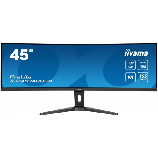 Monitor 44.5 cala XCB4594DQSN-B1 VA,DQHD,165HZ,USB-C-DOCK,RJ45,32:9,1500R,450cd/m2,3000:1,0.8ms,3xUSB,2xHDMI,1xDP,2x3W,PowerDelivery-90W