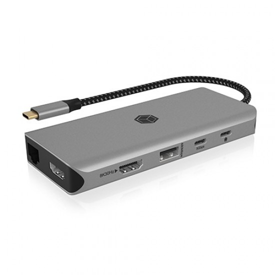 Stacja dokująca IB-DK4061-CPD 12w1,2xHDMI, PD 100W 