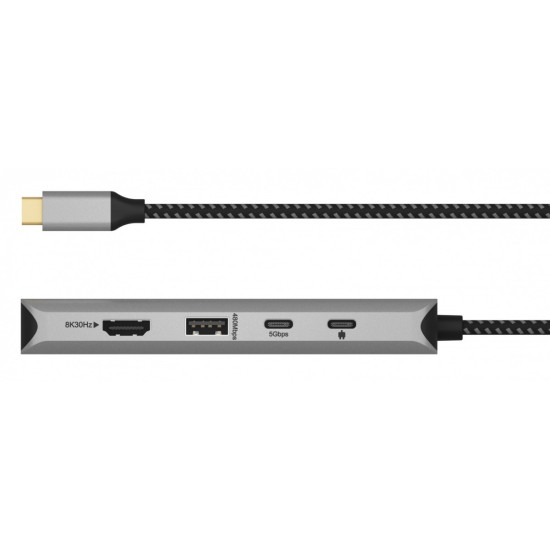 Stacja dokująca IB-DK4061-CPD 12w1,2xHDMI, PD 100W 