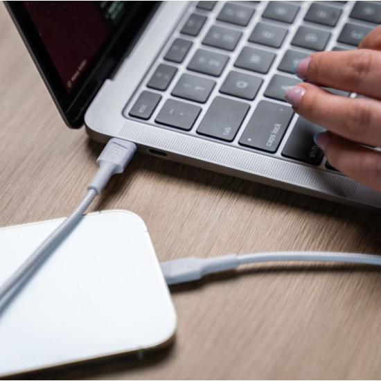 Kabel PowerStream USB-C do Lightning 1m MFI, PD, biały 