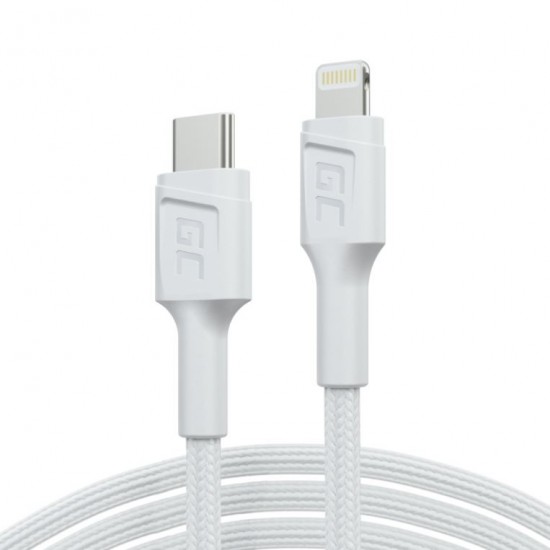 Kabel PowerStream USB-C do Lightning 1m MFI, PD, biały 