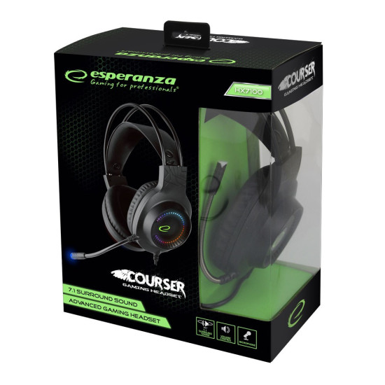 Słuchawki z mikrofonem Gaming 7.1 Courser 