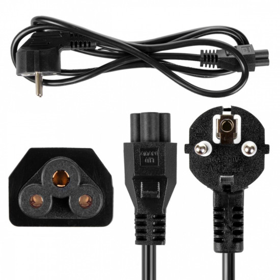 Kabel zasilający 1,5m koniczynka MCTV-857 