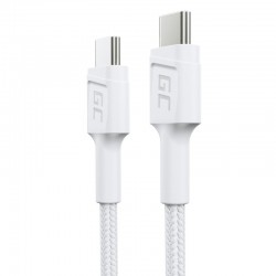 Kabel GC PowerStream USB-C do USB-C 30 cm, PD 60W, QC 3.0, biały 