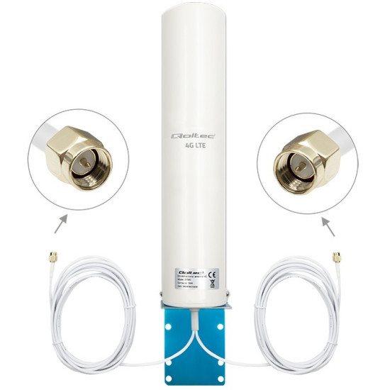 Antena 4G LTE DUAL | 12dBi | dookólna | zewnętrzna 