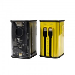 Power bank 20000 mAh Super Fast Charging z wbudowanym kablem USB-C PD 20W & Lightning + USB-A QC3.0 22.5W