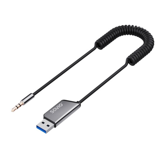 Adapter transmiter AUX z bluetooth 5.3, funkcja zestawu głośnomówiącego, TR-16