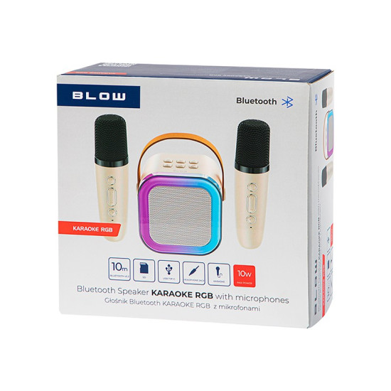 Głośnik Bluetooth Karaoke RGB 