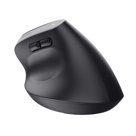 Mysz ergonomiczna BAYO+ Bezprzewodowa Czarna 