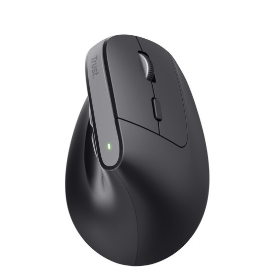 Mysz ergonomiczna BAYO+ Bezprzewodowa Czarna 