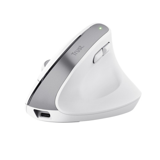 Mysz ergonomiczna BAYO+ Bezprzewodowa Biała 