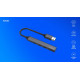 Hub 4 porty USB-A - 3 x USB-A 2.0, 1 x USB-A 3.0, 5 Gbps, Aluminium, AK-70 