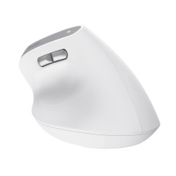 Mysz BAYO II ergonomiczna bezprzewodowa biała 
