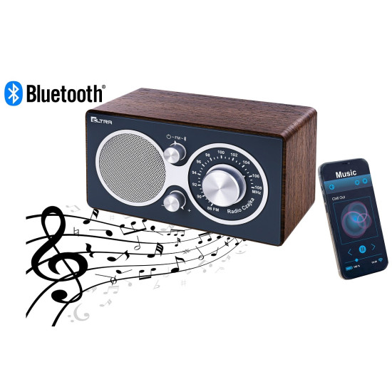 Radio CZAJKA Bluetooth szary 