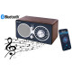 Radio CZAJKA Bluetooth szary 