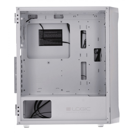 Obudowa Komputerowa Logic Portos ARGB Midi USB 3.0 Biała 