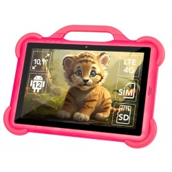 Tablet KidsTAB10 4G 4/64GB Różowe etui 