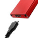 Obudowa | kieszeń na dysk M.2 SSD | SATA | NGFF | USB 3.0 | Superspeed 5Gb/s | 2TB | Czerwona 