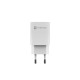 Ładowarka sieciowa Ribera GAN 1X USB-A + 1X USB-C 30W Biała