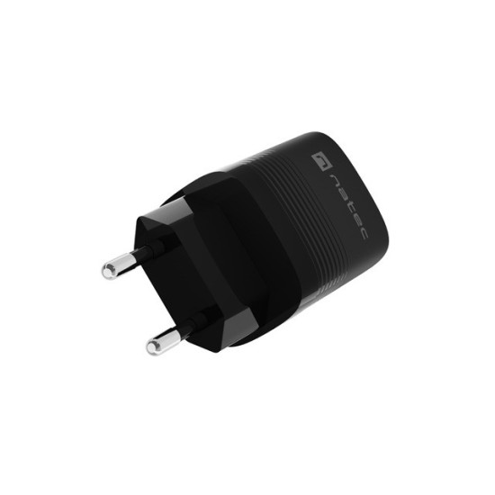 Ładowarka sieciowa Ribera GAN 1X USB-A + 1X USB-C 30W Czarna