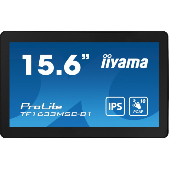 Monitor 15.6 cala ProLite TF1633MSC-B1 IPS,poj.10pkt.450cd,IP54