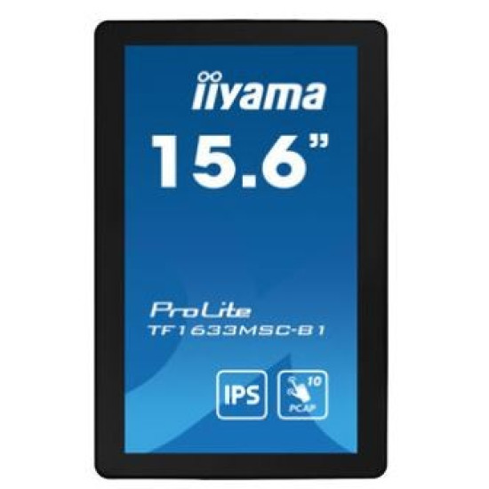 Monitor 15.6 cala ProLite TF1633MSC-B1 IPS,poj.10pkt.450cd,IP54