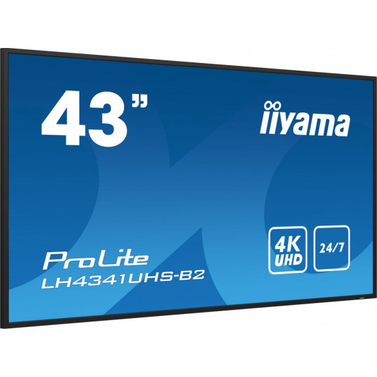 Monitor ProLite LH4341UHS-B2 42.5 cala 24/7,500cd,4K,IPS,3xHDMI